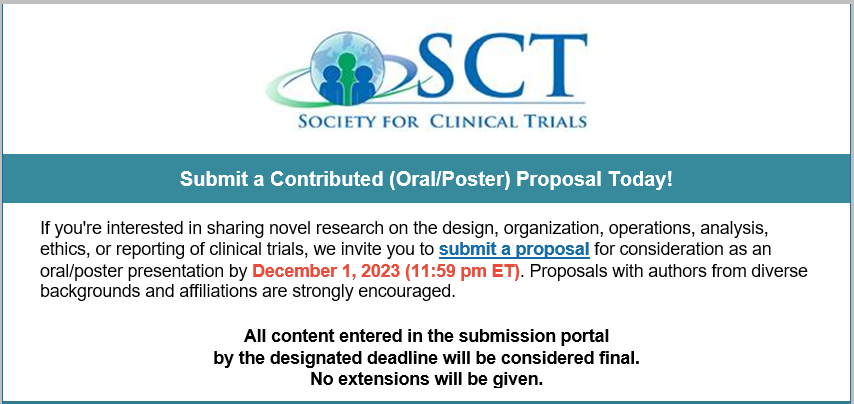 Want to join the fun at @SCTorg 2024 meeting? Submit a contributed proposal today!