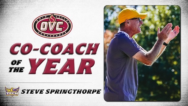 𝐖𝐨𝐦𝐞𝐧'𝐬 𝐒𝐨𝐜𝐜𝐞𝐫 𝐂𝐨-𝐂𝐨𝐚𝐜𝐡 𝐨𝐟 𝐭𝐡𝐞 𝐘𝐞𝐚𝐫🏆

Congrats to Steve Springthorpe of <a href="/TTUSoccer/">Tennessee Tech Soccer</a>❗️

#OVCit | #WingsUp