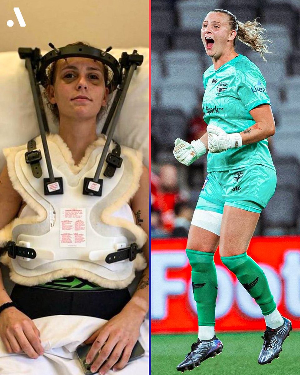 After a car accident that saw her thrown 12 metres through the windscreen, Rylee Foster was told she'd never play again.

Seven fractures in her neck placed her in an immobilising halo.

Foster thought her football career was done. 

But she kept on fighting.

What happened next