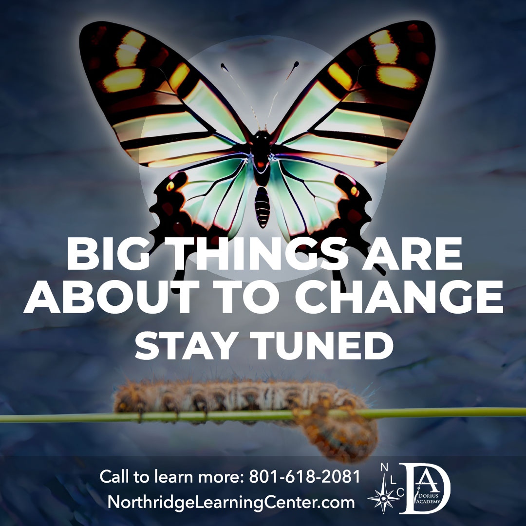 NorthridgeLearn's tweet photo. Northridge Learning Center is about to change into something better.

To learn more, call 801-618-2081
or visit us at https://t.co/FA4SEQ373H

#HomeStudy #Tutoring #AccreditedCourses #NorthridgeLearningCenter #GetAheadInSchool https://t.co/rim8SASDiz