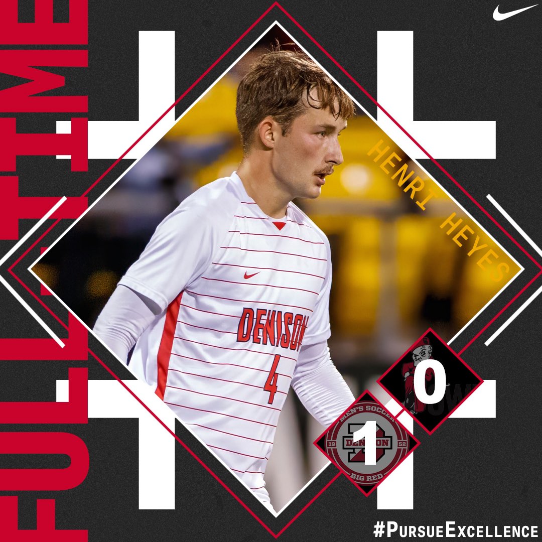 Final | Denison 1 OWU 0

See you in the championship!! 

#PursueExcellence