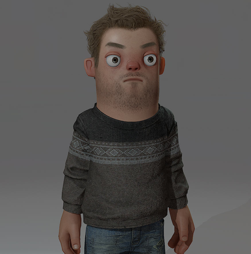 Danduw3d's tweet image. Comfy 3d jumper 🎄 Just in time for winter #gamedev #source2 #3dart