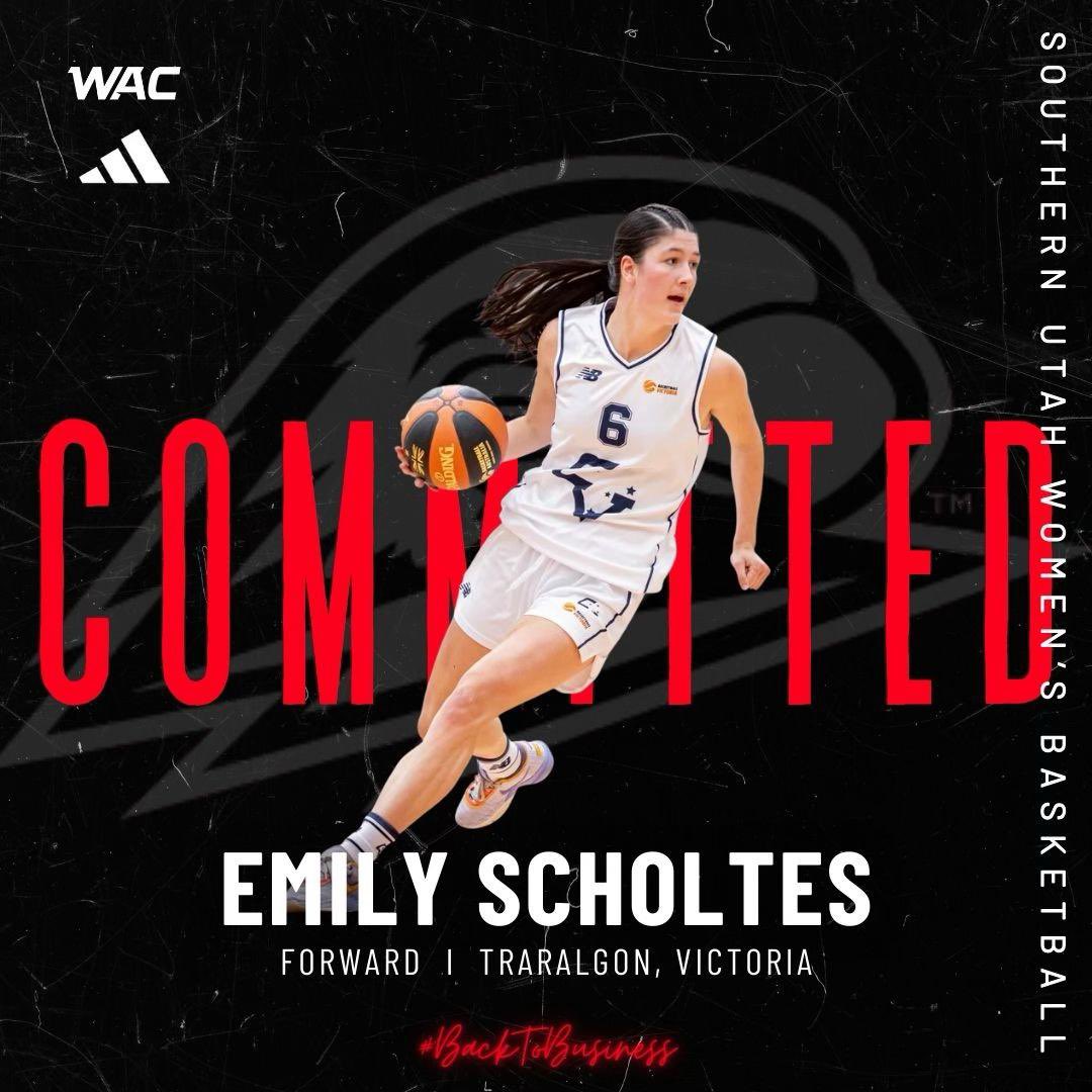 I’m excited to announce my commitment to play @SUUWBasketball I want to thank Coach @TracySanders34 and Coach @ALfasnacht for believing in me. I want to thank all my past squad and @Basketball_Vic coaches and @AusEliteGirlsBa who have guided me in my basketball journey.