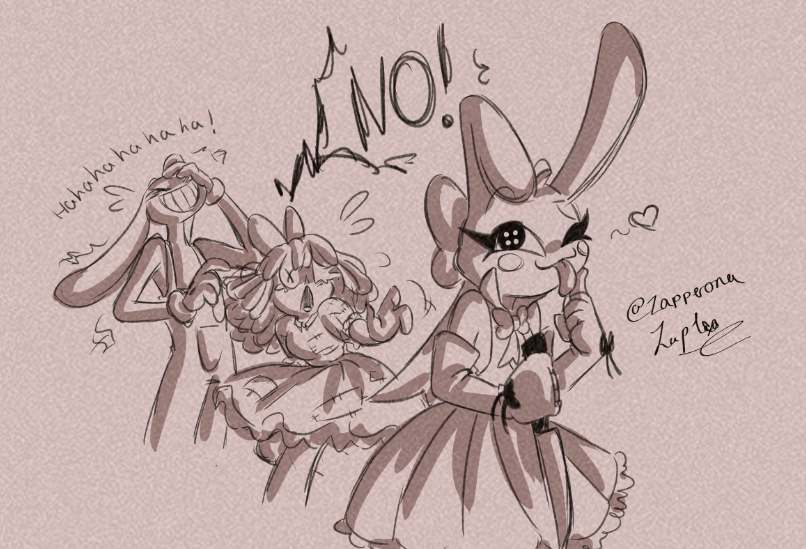 zapperona's tweet photo. Mischievous

#bunnydoll #Jaxxragatha #TheAmazingDigitalCircus
#fanchild https://t.co/hWMM5IereM