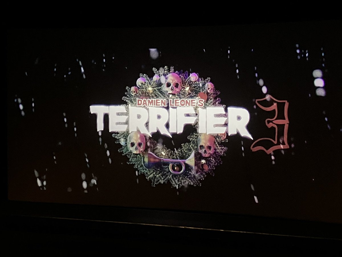 its starting to feel alot like Christmas #Terrifier3  🎄🗡️💀