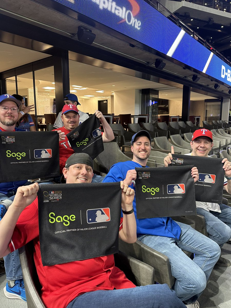 Let’s go Rangers!!  #GoAndTakeIt. #SageInsights #SageMLB