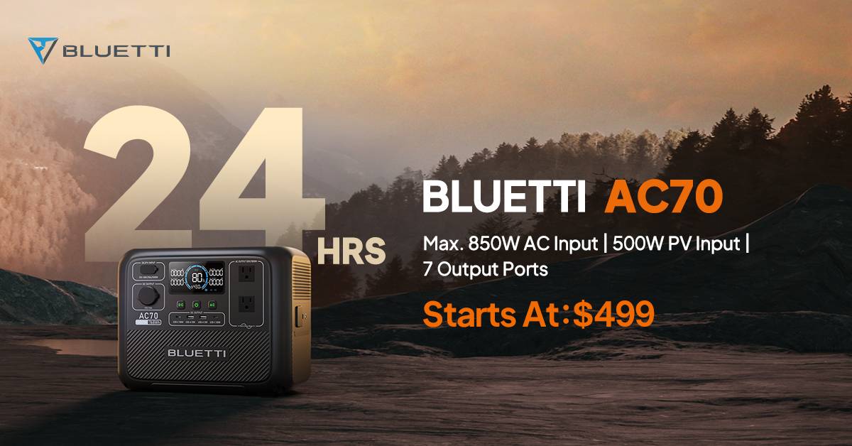 bluetti_inc's tweet image. ⏰#24 hours until launch! 🚨🚨🚨
🥳Get ready for the amazing arrival of the NEW AC70 &amp;amp; AC2A with incredible power.🔋🔌🌞
AC2A😍

🚨Debut Price Release🚨
#AC70 starts at $499
#AC2A starts at $179

📅📍Stay tuned and mark your calendars!
🙌Discover More on prices, bundles, and