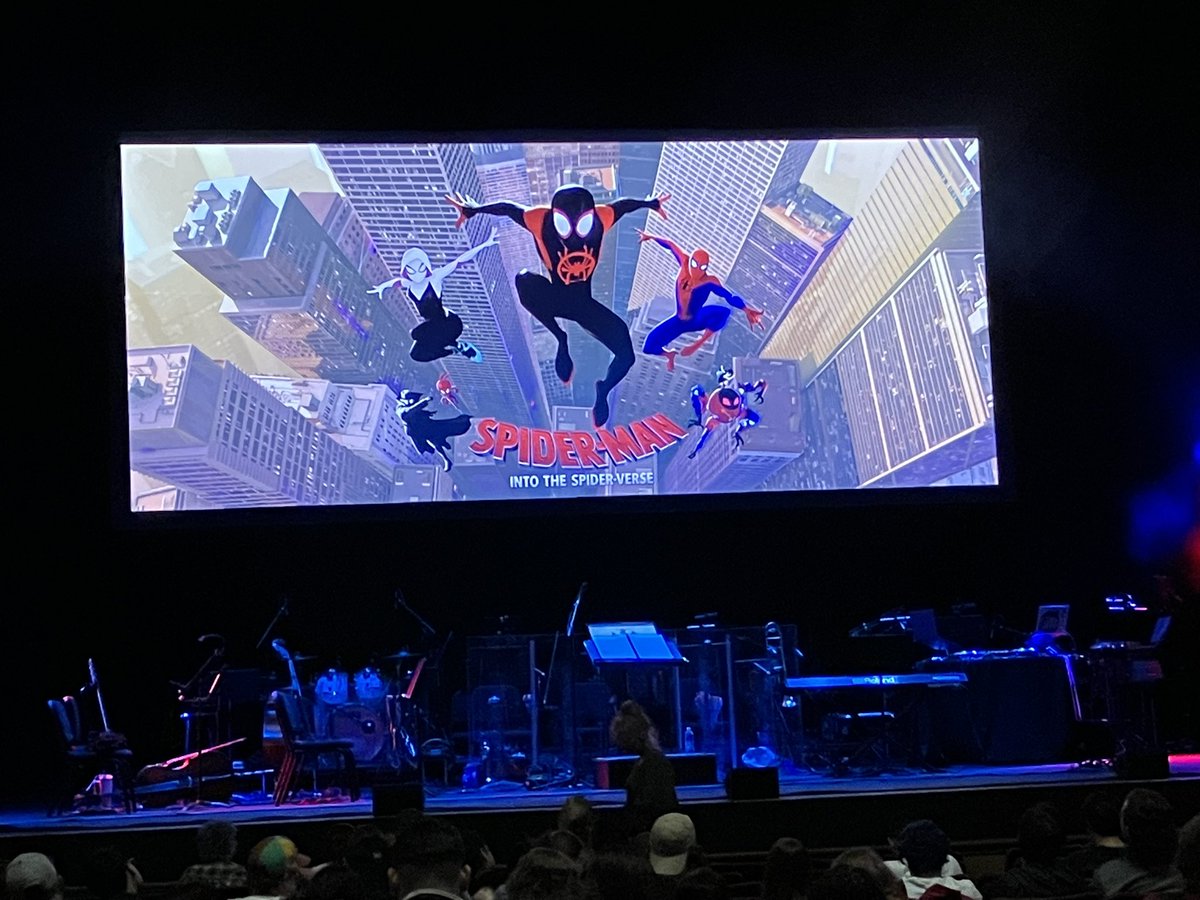 VisajShah's tweet photo. Spider-Man: Into the Spider-Verse in Concert tonight.

Original Music by @DANIELPEMBERTON🙌 https://t.co/ZeTv8oEhD9
