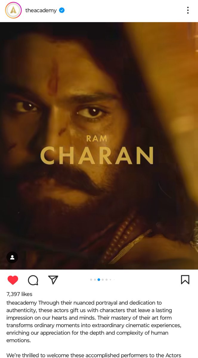 John Wick (@johnwick_fb) on Twitter photo Woke up to the great news 💥🔥🤩
The <a href="/TheAcademy/">The Academy</a> welcomes Global ⭐️ <a href="/AlwaysRamCharan/">Ram Charan</a> into their Actors Branch. Great Accomplishment
Pride of Indian cinema #RamCharan !!
#GameChanger
#GlobalStarRamCharan #ManOfMassesRamCharan #RRR #RRRMovie Woke up to the great news 💥🔥🤩
The <a href="/TheAcademy/">The Academy</a> welcomes Global ⭐️ <a href="/AlwaysRamCharan/">Ram Charan</a> into their Actors Branch. Great Accomplishment
Pride of Indian cinema #RamCharan !!
#GameChanger
#GlobalStarRamCharan #ManOfMassesRamCharan #RRR #RRRMovie