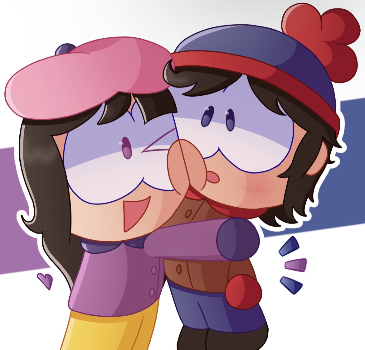 sten_deeznuts's tweet image. stendy but they’re both CHICKS and they’re LAME and GAY ‼️ #southpark #southparkfanart #sptwt #spstendy
