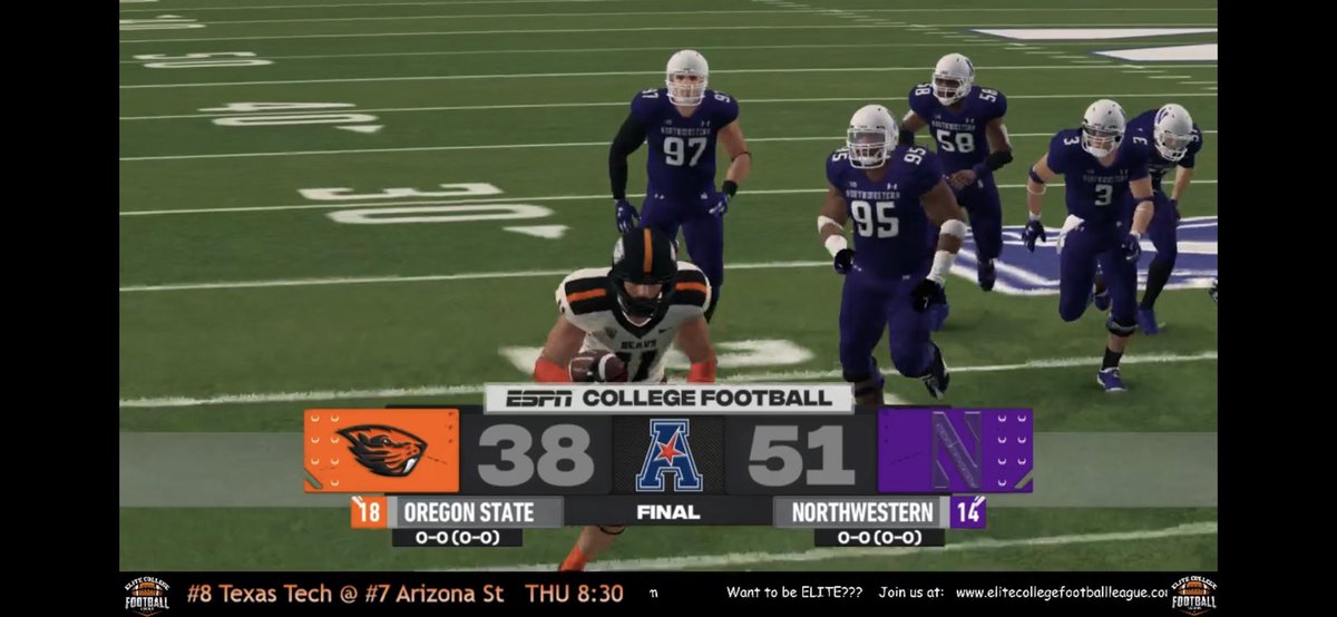 ECFL Northwestern Wildcats tweet media