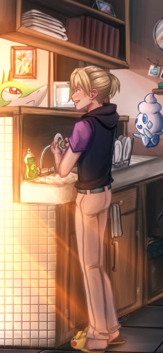 In brighter news, hi everyone! Here's my piece for <a href="/XOrdinaryZine/">Extra Ordinary Zine - Vol 2 Delayed to 2025!</a>  :DD
Enjoy the mundanity of life in the Pokemon World with the help of this phone lock screen!