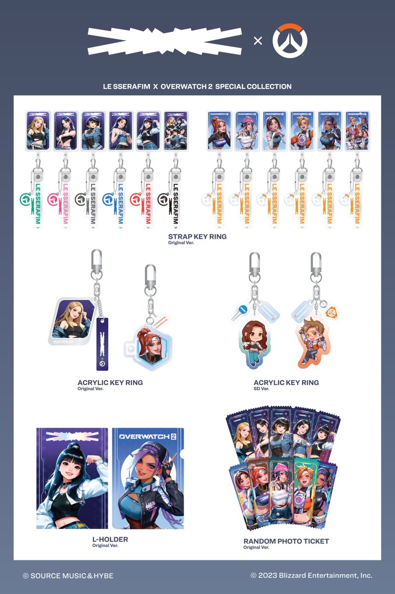 THE LE SSERAFIM X OVERWATCH 2 SPECIAL COLLECTION ✨ 

Pre-Orders Begin Nov 3 at 3AM PT 📆

👉 blizz.ly/3MrM5kx