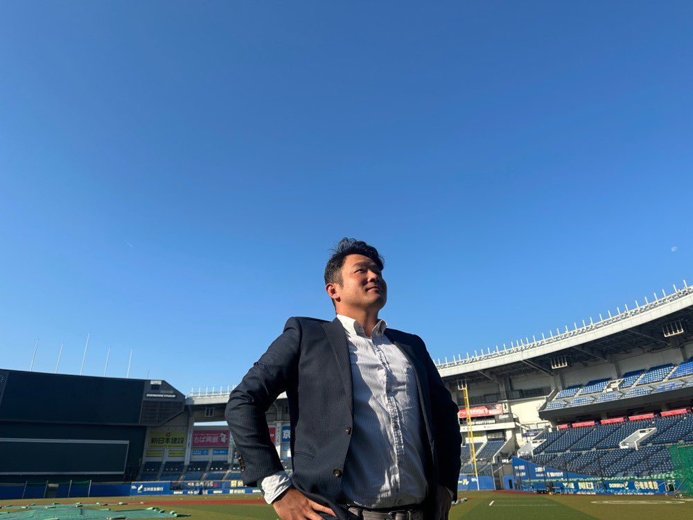 chibalotte_pr's tweet photo. 一昨日　引退を発表した #江村直也 選手。
「ファンの皆さま、日本一の応援を受けながらプレーができたのは最高の思い出です。皆さまのおかげで本当に幸せなプロ野球生活を送ることができました。13年間、ありがとうございました」と江村選手。
#chibalotte #広報 https://t.co/ykBWVW2dlJ