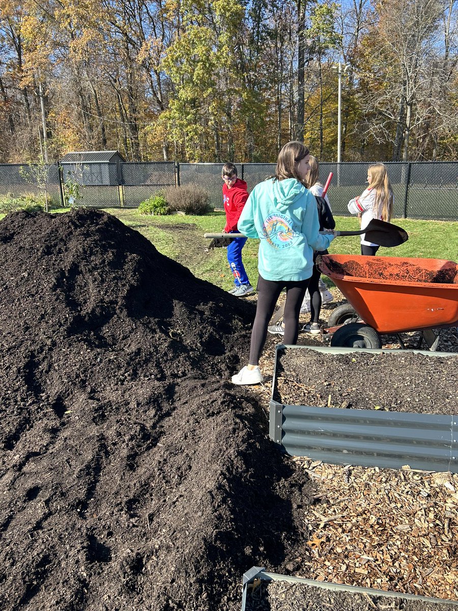 Thanks to the Columbus zoo for the donation of compost! We will definitely put it to good use in the garden!