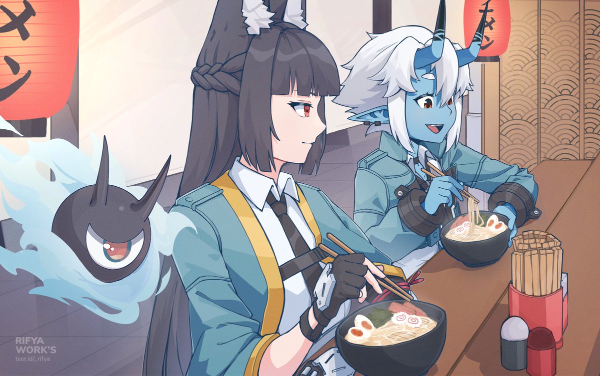 Ramen time!🍜 #ZenlessZoneZero #HoshimiMiyabi #Soukaku #绝区零#星