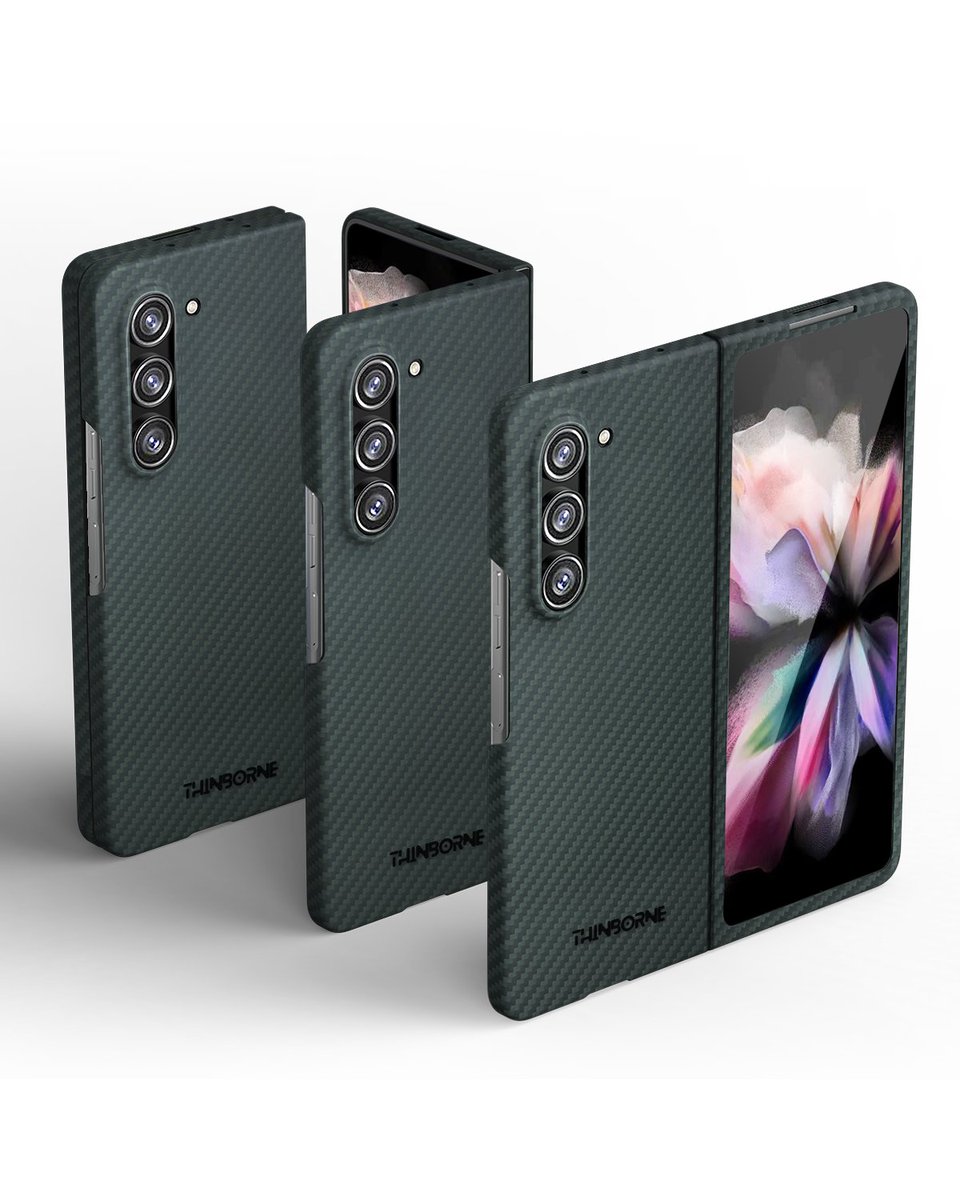UniverseIce's tweet photo. Minimalist case lovers, meet your match with @thinborne's aramid fiber cases for the #GalaxyZFlip5 and #GalaxyZFold5. Unbelievably lightweight, paper-thin, and MagSafe-ready. Just the way we like it! Get yours: https://t.co/w7tDRZ5AIX π #SleekProtection #ad https://t.co/m9fpJSosIA