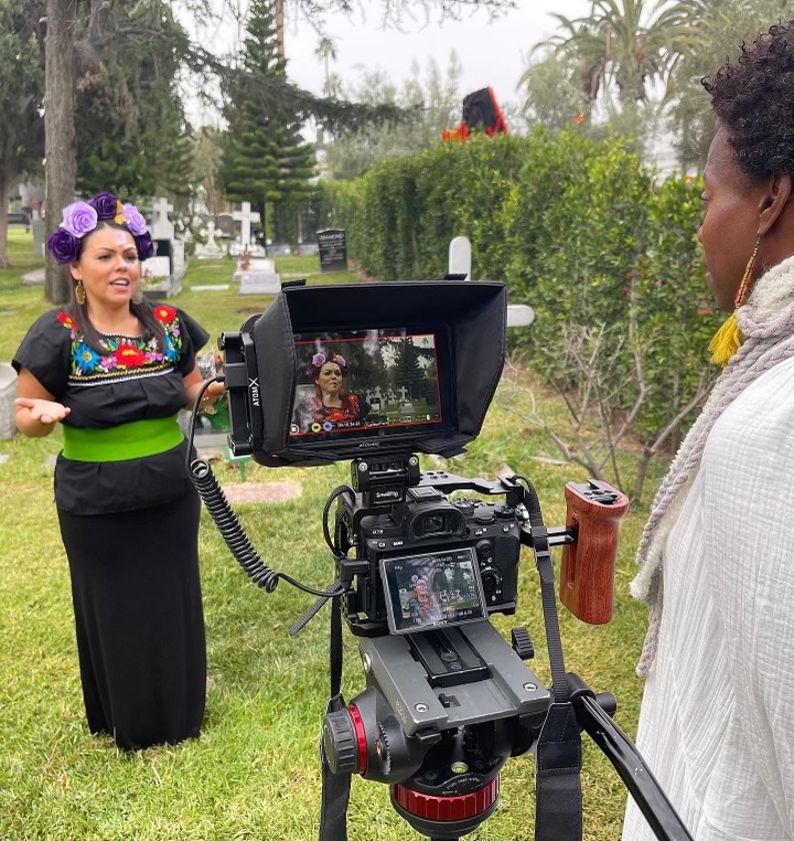 ¡Felíz #DiaDeLosMuertos! 💖💀💖 But - this is not Mexican Halloween. It's a sacred opportunity to love, honor and celebrate our #ancestors. Learn about this spiritual #indigenous tradition from <a href="/mgwarriorwoman/">Michelle Gomez</a> - now streaming here on <a href="/PBS/">PBS</a>  
pbs.org/video/brown-gi…