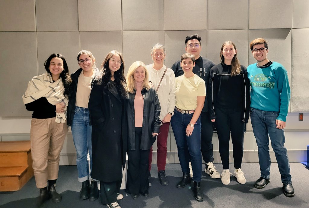 DrLilianaAraujo's tweet photo. And it's a wrap! First musician physical and hearing health screening at the @schulichmusic completed, with this fantastic team of student research assistants and faculty from @mcgillu Music &amp; Kinesiology &amp; @UMontreal Audiology. 
@APSHub_mcgill #musicianshealth https://t.co/s3EYMzkfG2