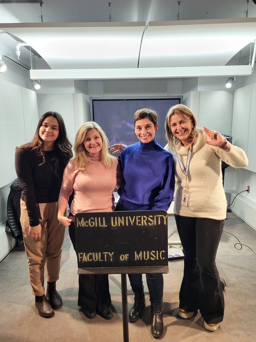 And it's a wrap! First musician physical and hearing health screening at the @schulichmusic completed, with this fantastic team of student research assistants and faculty from @mcgillu Music & Kinesiology & @UMontreal Audiology. @APSHub_mcgill #musicianshealth