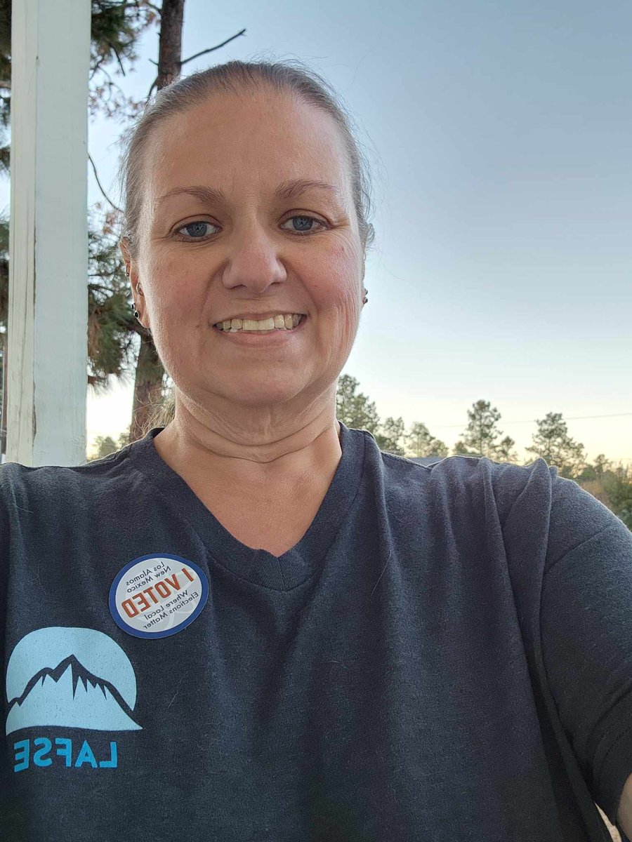 We care. We fight. We show up. We VOTE.

Prioritize voting like Stephanie Fabry, Data Specialist at Los Alamos High School, on Tuesday, November 7th! Visit a polling location between 7:00 AM and 7:00 PM to cast your vote in the LAPS School Board race and on the LAPS GO Bond!