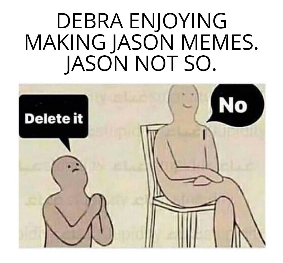 palmerdebra's tweet photo. #JasonMemes https://t.co/OMb4K10bGu