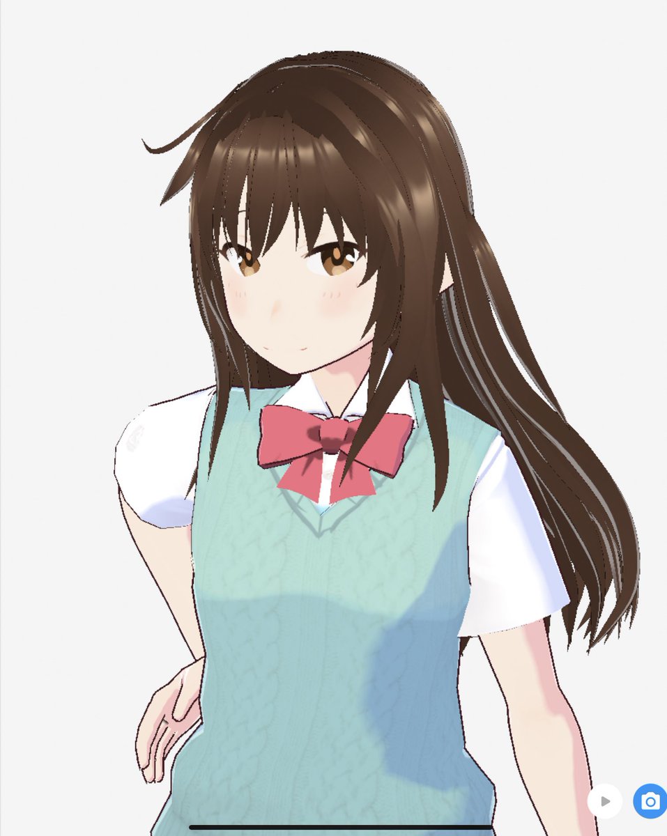 「iPadでvroid作れると知って、試しにユキちゃんつくったんだけど可愛い死 #」|コタツノコッソのイラスト