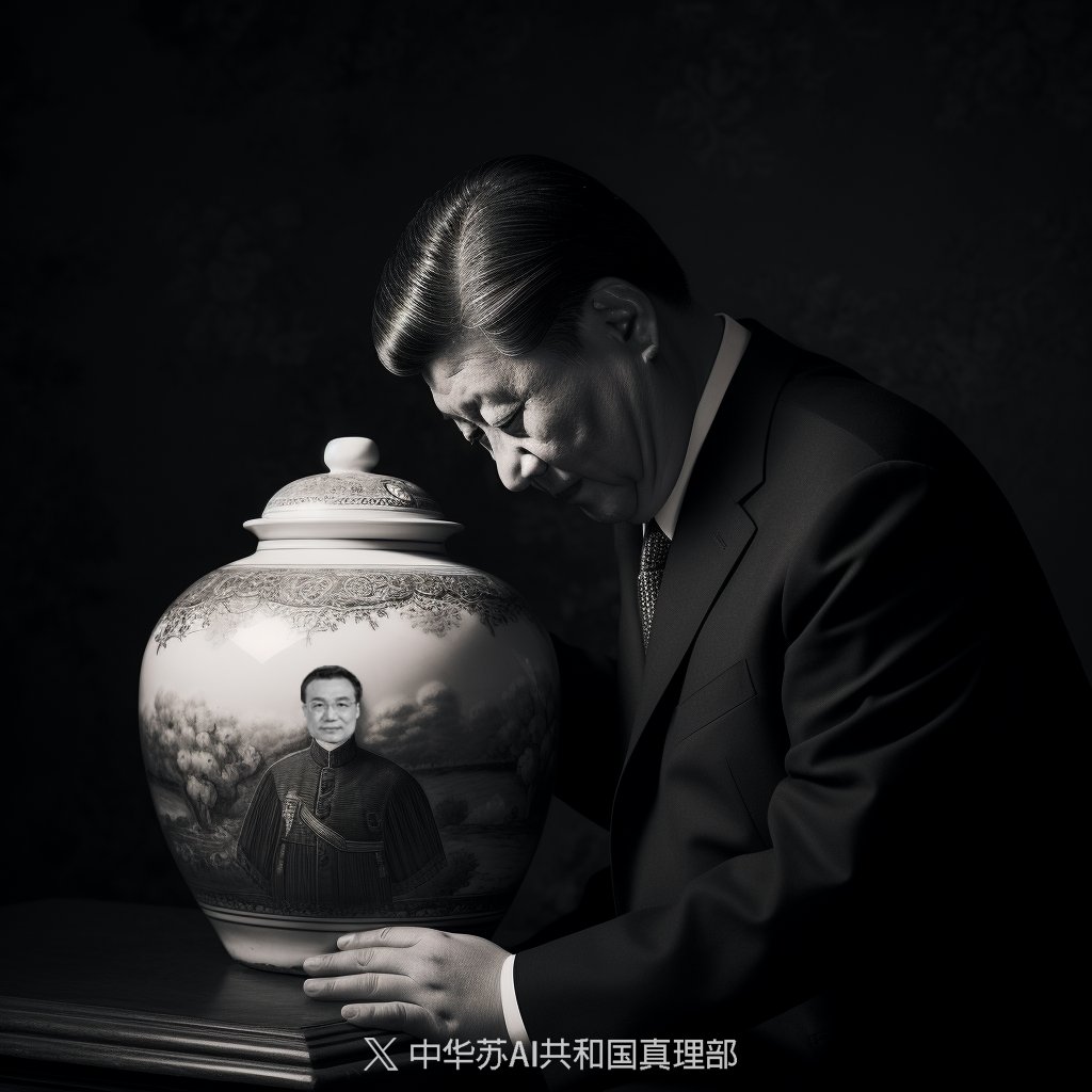 Xistory8964's tweet photo. 中国共产党的优秀党员，久经考验的忠诚的共产主义战士，杰出的无产阶级革命家、政治家，党和国家的卓越领导人，中国共产党第十七届、十八届、十九届中央政治局常委，国务院原总理李克强同志的遗体，于今日在北京火化。仪式完成后，习近平总书记悲伤地凝视李克强前总理的骨灰罐，向他道别。 https://t.co/EVbP0rDqVh