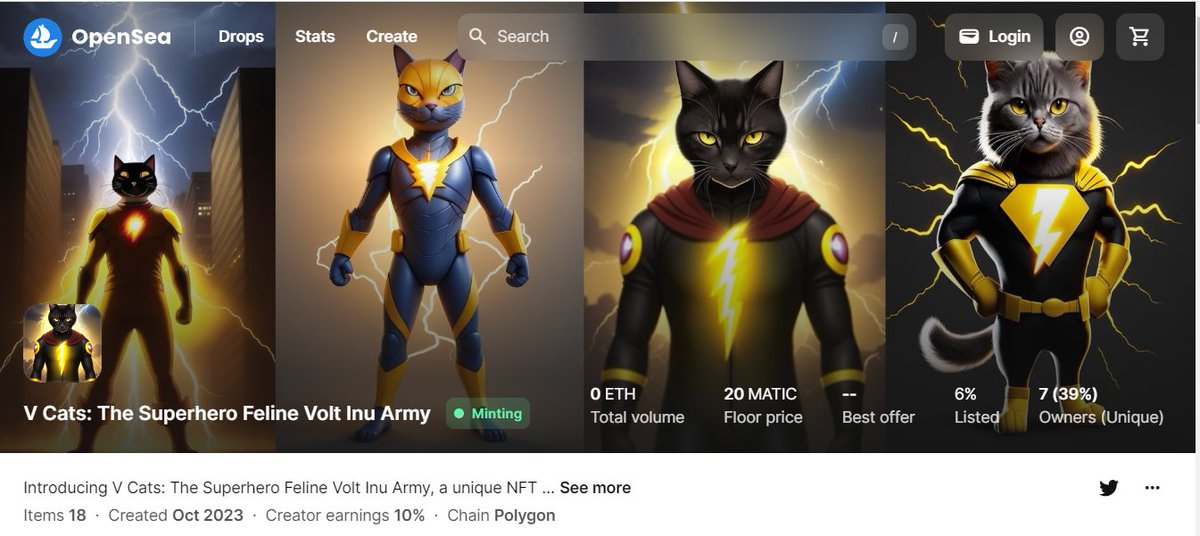 morfeox23's tweet photo. Looking meow good¡¡
V cats¡
#nftcommunity #volt #voltarmy #vcats
https://t.co/WRZVAEbDG6 https://t.co/ooHdQ7fMWJ