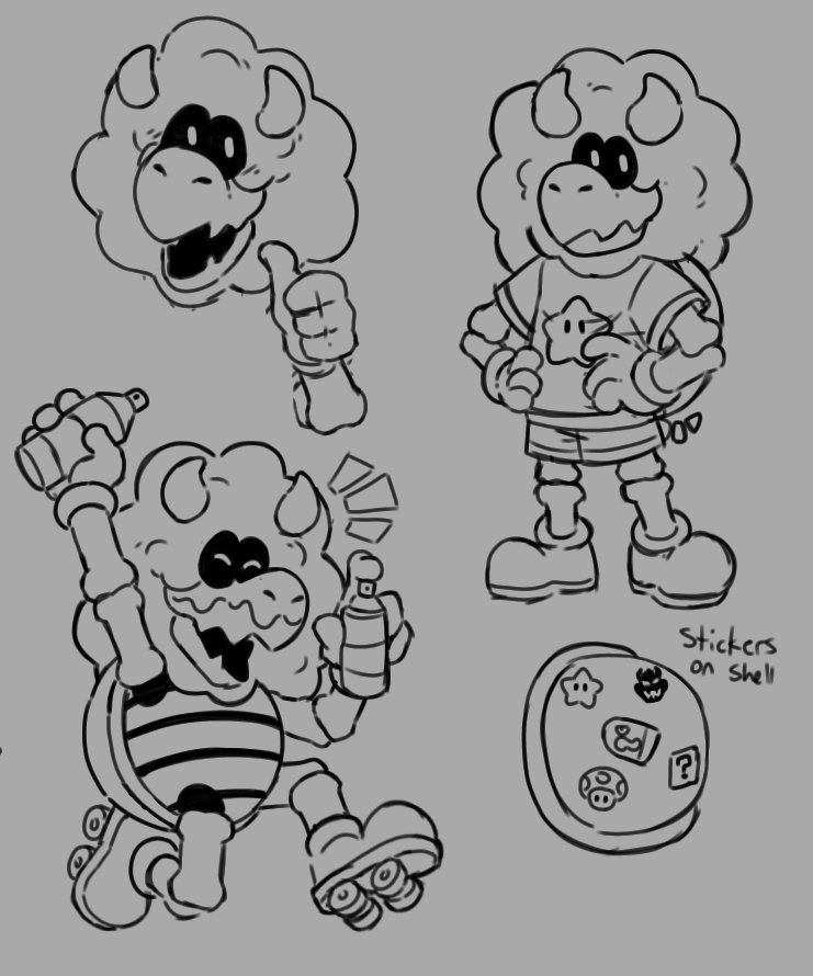 Chippybooru's tweet photo. Ever since the Bulrush came out in Wonder I've been OBSESSED with the design... so I made a Dry Bones Bulrush mariosona!! I dunno if he'll always have a shell since Bulrush don't but either way I like how he came out :3
#bulrush #drybones #SuperMarioBrosWonder https://t.co/VidJnbSQwr