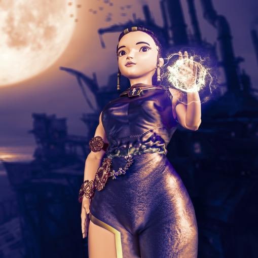 ⚔️WarriorZ WednesdayZ⚔️
This Week on WarriorZ Wednesday We have “Zaina” Half Sister of Raina who possesses powers of super speed, creating electric shock waves, and using power of nature to her advantage she is among the true WarriorZ that can handle her own. 
More of her story