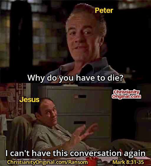 XianityOriginal's tweet photo. *#thesopranos #lifeforlife https://t.co/FdpMYrUuAO

Jesus had to sacrifice his life in order to redeem the life of Adam. 

Life for Life.

He paid the ransom for humanity's father.

In Adam, all (humans) die. 
So in Christ, all (humans) will be made alive. 

1Cor 15:21-22 https://t.co/CZJxMmOUad