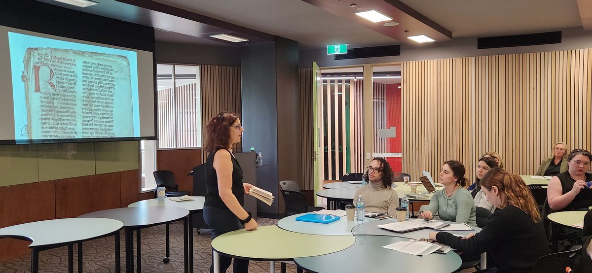 Miri Rubin on William of Norwich in the ANZAMEMS sources masterclass at IRCI.