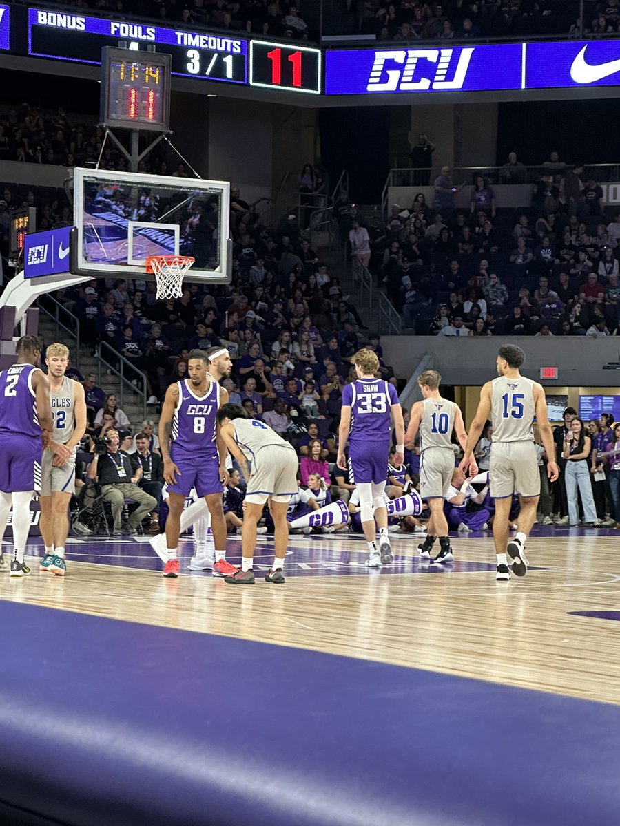 Men’s Basketball at GCU in an exhibition game tonight