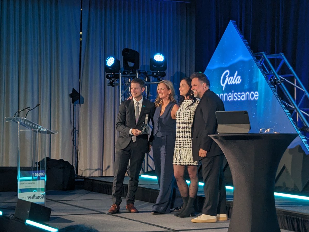 Congratulations to @Rouillier for winning the award: Services Company of the Year at the #GALA! 👏 #2023Xplor