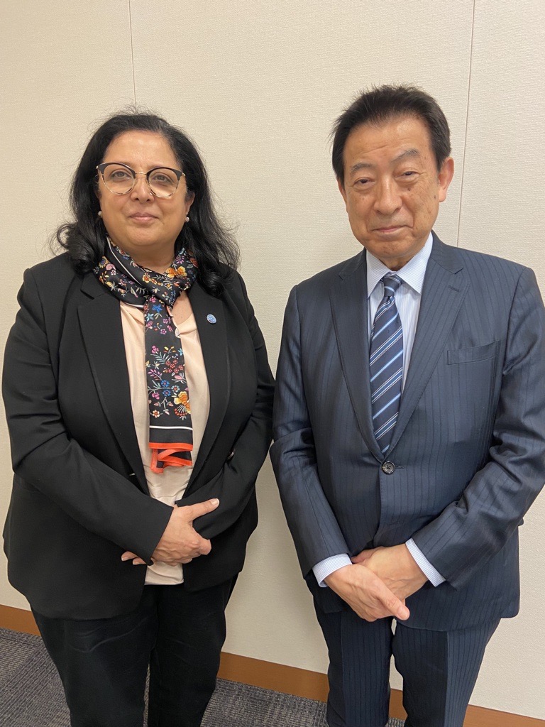 UNDP HIV and Health (@undphivhealth) on Twitter photo This week at the Japan-UNDP Strategic Dialogue, <a href="/UNDPHIVHealth/">UNDP HIV and Health</a> Director Mandeep Dhaliwal met with Chairperson of the Global Health & #HumanSecurity Executive Committee Yasuhisa Shiozaki to exchange ideas on tackling pressing global health challenges.
#PartnersAtCore This week at the Japan-UNDP Strategic Dialogue, <a href="/UNDPHIVHealth/">UNDP HIV and Health</a> Director Mandeep Dhaliwal met with Chairperson of the Global Health & #HumanSecurity Executive Committee Yasuhisa Shiozaki to exchange ideas on tackling pressing global health challenges.
#PartnersAtCore