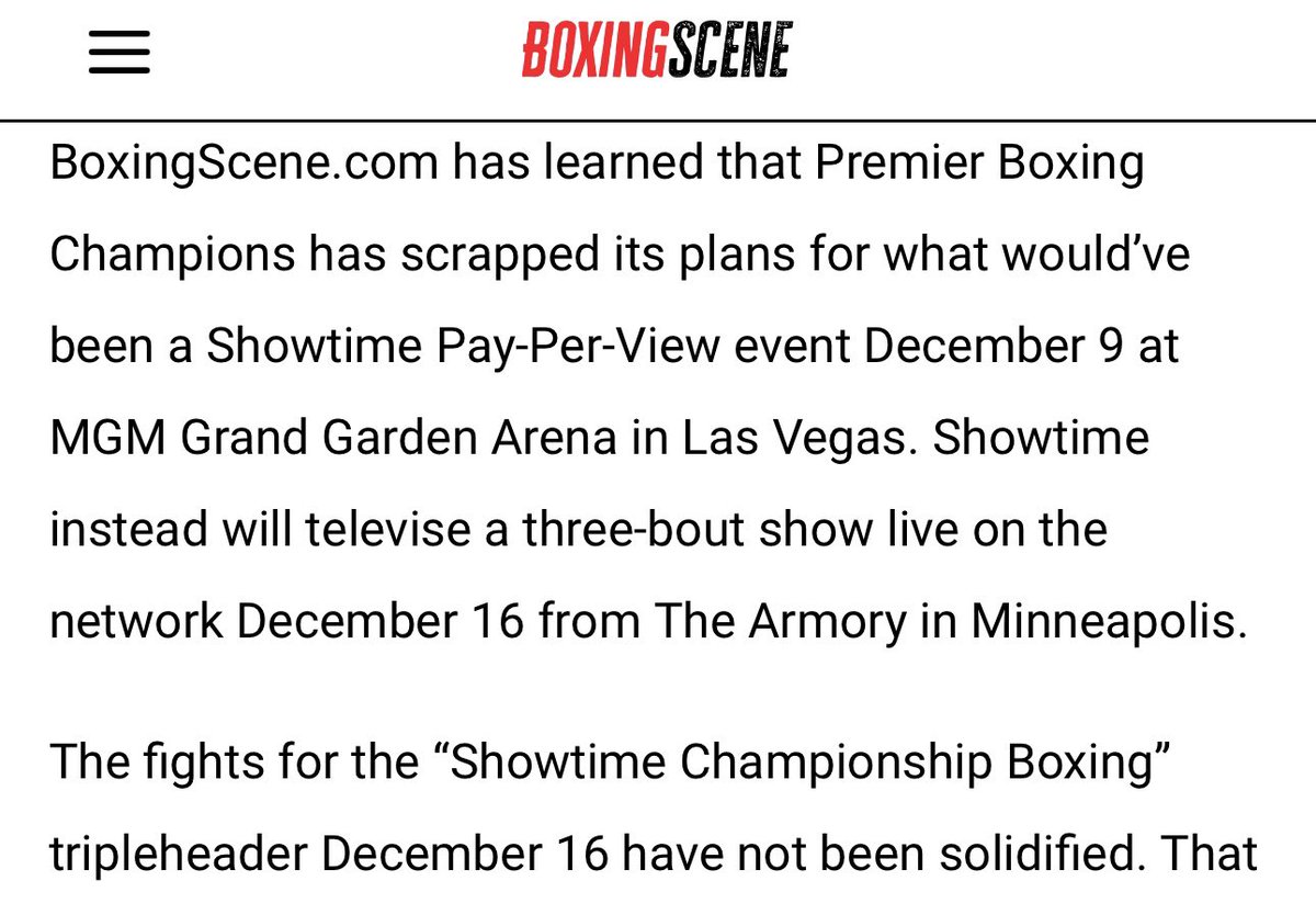 This Would Be A Good TripleHeader December 16, 2023 ? 🤔

Jaron Ennis vs Jamal James #EnnisJames 

Chris Colbert vs Jose Valenzuela Rematch #ColbertValenzuela2 

David Morrell vs Sena Agbeko #MorrellAgbeko