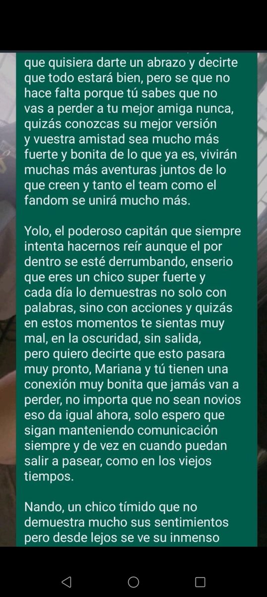 PalomaLineth's tweet photo. @YoloAventuras Quizás no vean esto @YoloAventuras @NandoAventurero @pandadelamaldad  @marianaavilatw  pero de igual forma me quería expresar hacia ustedes 🥹 https://t.co/3ecHUGSTgP