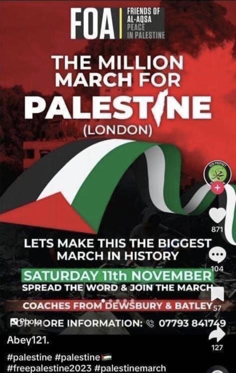 DANNYUNFILTERED's tweet photo. The world will be watching, @SuellaBraverman you MUST cancel this march. This is the day to remember our War Dead in all Conflicts during our countries history
We will be bussing in Patriots to defend our statues and capital. We expect the same treatment from the WOKE police!! https://t.co/Q7dktMzEyb