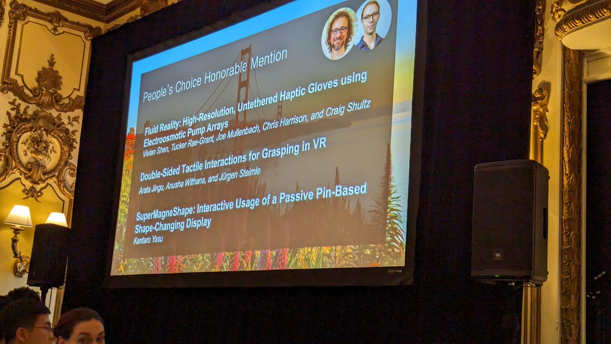 Arata Jingu | 神宮 亜良太 (@artjng) on Twitter photo Unbelievable! Our "Double-Sided Tactile Interactions for Grasping in Virtual Reality" received a honorable mention demo award at #UIST2023 🎊 Thanks for enjoying my demo & Huge shoutout to my amazing co-authors <a href="/wdanusha/">Anusha Withana</a> and Juergen ! Unbelievable! Our "Double-Sided Tactile Interactions for Grasping in Virtual Reality" received a honorable mention demo award at #UIST2023 🎊 Thanks for enjoying my demo & Huge shoutout to my amazing co-authors <a href="/wdanusha/">Anusha Withana</a> and Juergen !