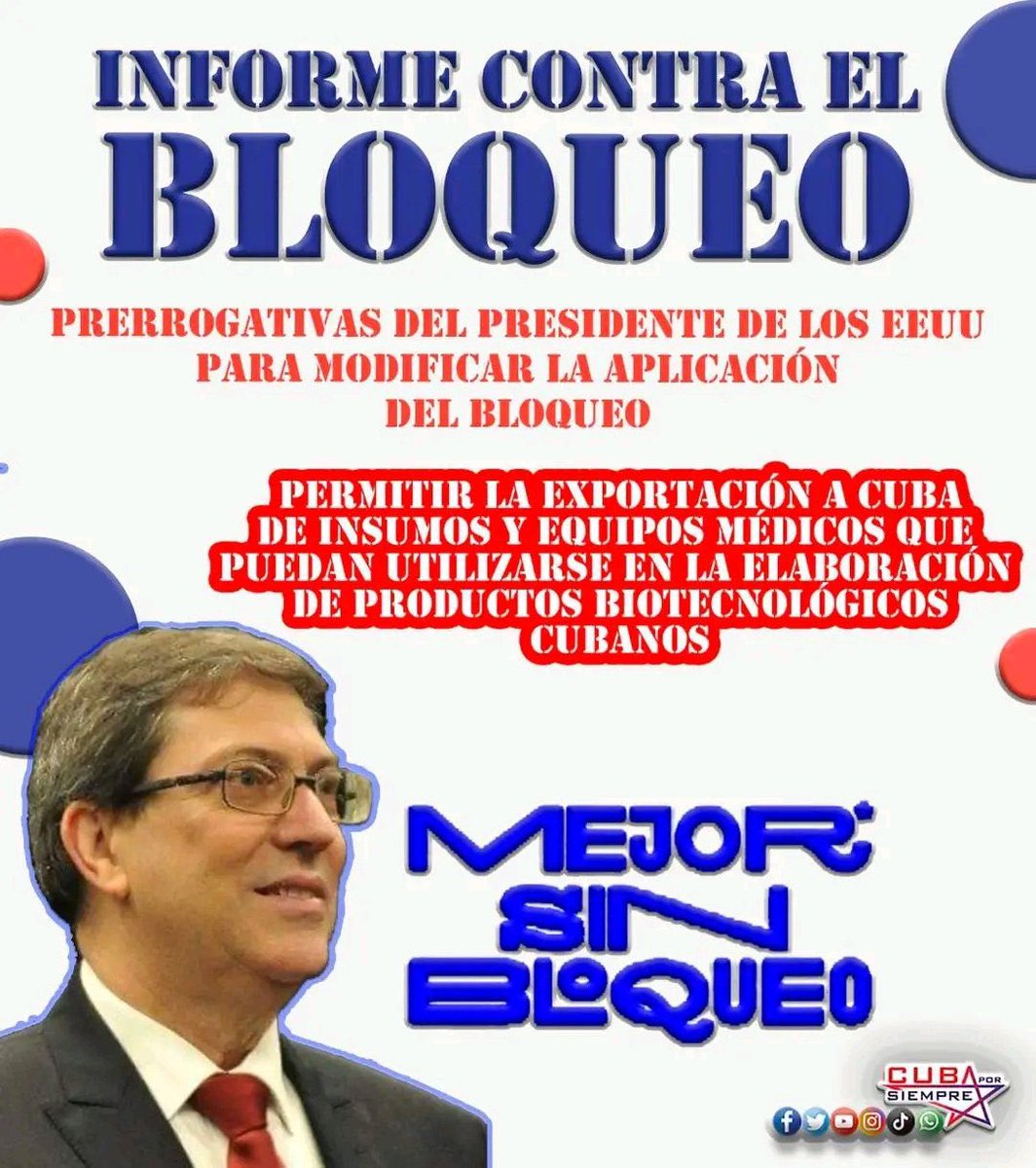 #NoMasBloqueoACuba