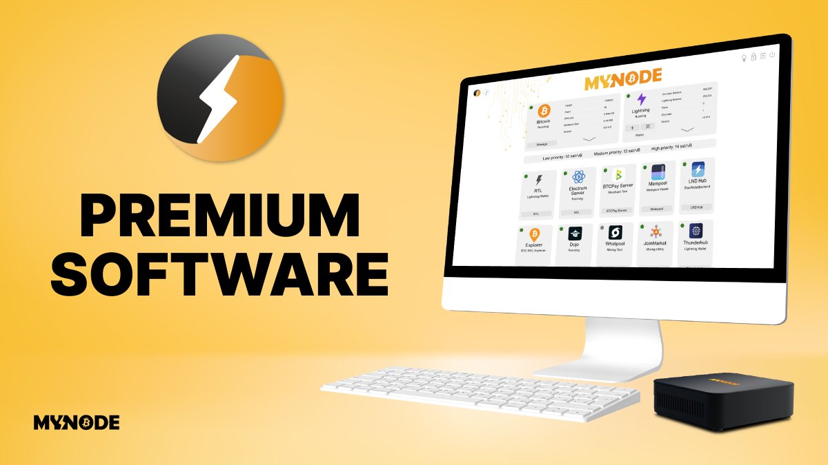 mynodebtc's tweet image. Discover the power of #MyNode!

Dive into a world of #Bitcoin and #Lightning, and start your hard money journey today!

mynodebtc.com