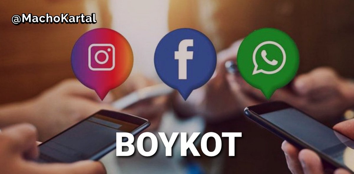 MachoKartal's tweet photo. 🇦🇪 FİLİSTİN İÇİN BOYKOT YAPIN❕
📍Bugün #Filistin için Kişisel (özel) facebook, whatsapp ve instagram hesaplarımı kapattım.
📍Lütfen #BoykotaDevam etmek istiyorsanız, ilk sosyal medya hesaplarınızla başlayın !
#İsraelBoycott #FacebookBoycott #İnstagramBoycott #WhatsappBoycott https://t.co/pEdPlYgCho