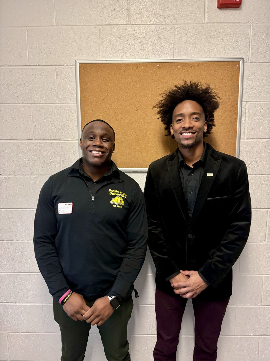 Congratulations to our newly hired track and field coaches— DeJuan Davis (Right, Head Coach) and Keshaune Johnson (Left, Assistant) — at Thurgood Marshall Academy. Let’s go, Warriors! #ProudAD #TMA <a href="/TMAtalks/">Thurgood Marshall Academy</a>