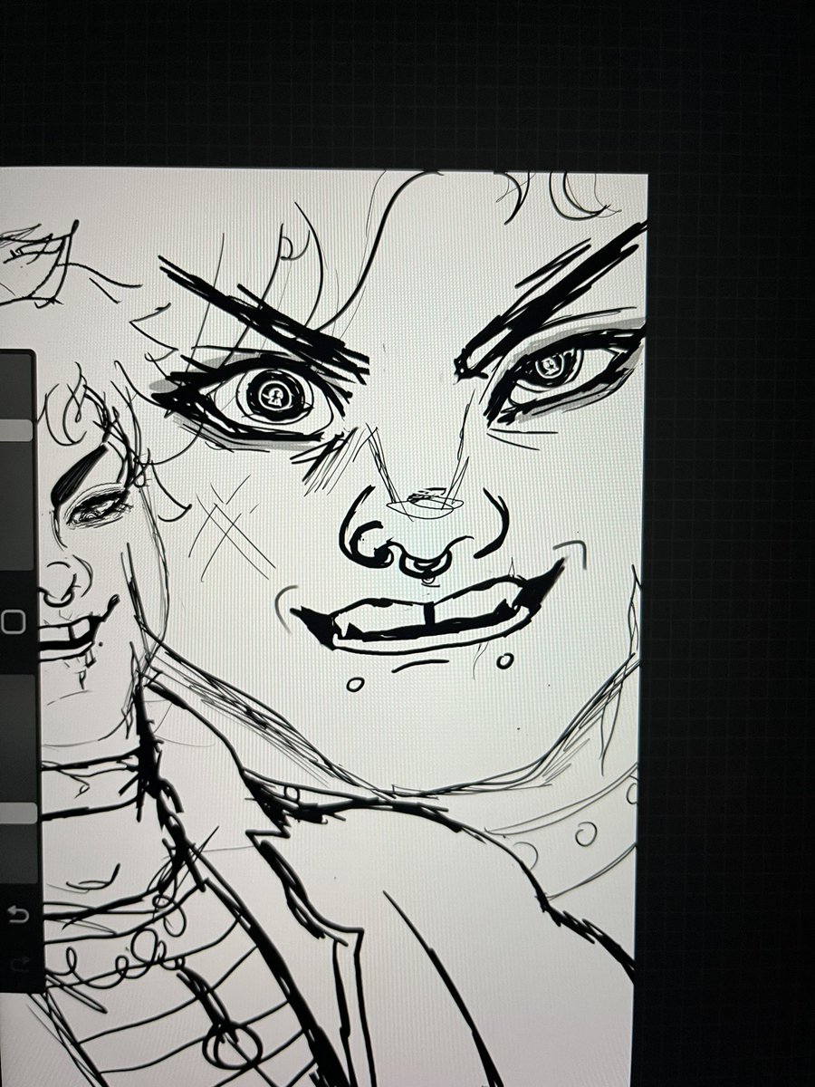 MarieOzoArt's tweet photo. Ok facial expressions!!! It’s giving face!!!! It’s giving mask!!!! It’s giving expressions!!! #omgface #face #facialexpressions #head🤨 #mask #beefyman? #Halloween #digitalart #oc #ocart #punkidiot #originalcharacter #procreate https://t.co/7y6CrSQuJl