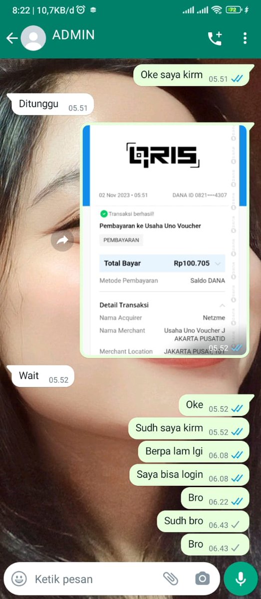 yeolffm's tweet photo. PENIPUAN BERKEDOK JASA PERBAIKAN AKUN SOSMED ‼️‼️

udah ditransfer malah diblokir @MYSELFOFFTHET
balikin uang aku woi 
#zonauang #zonauang https://t.co/rL7QVXxVU1