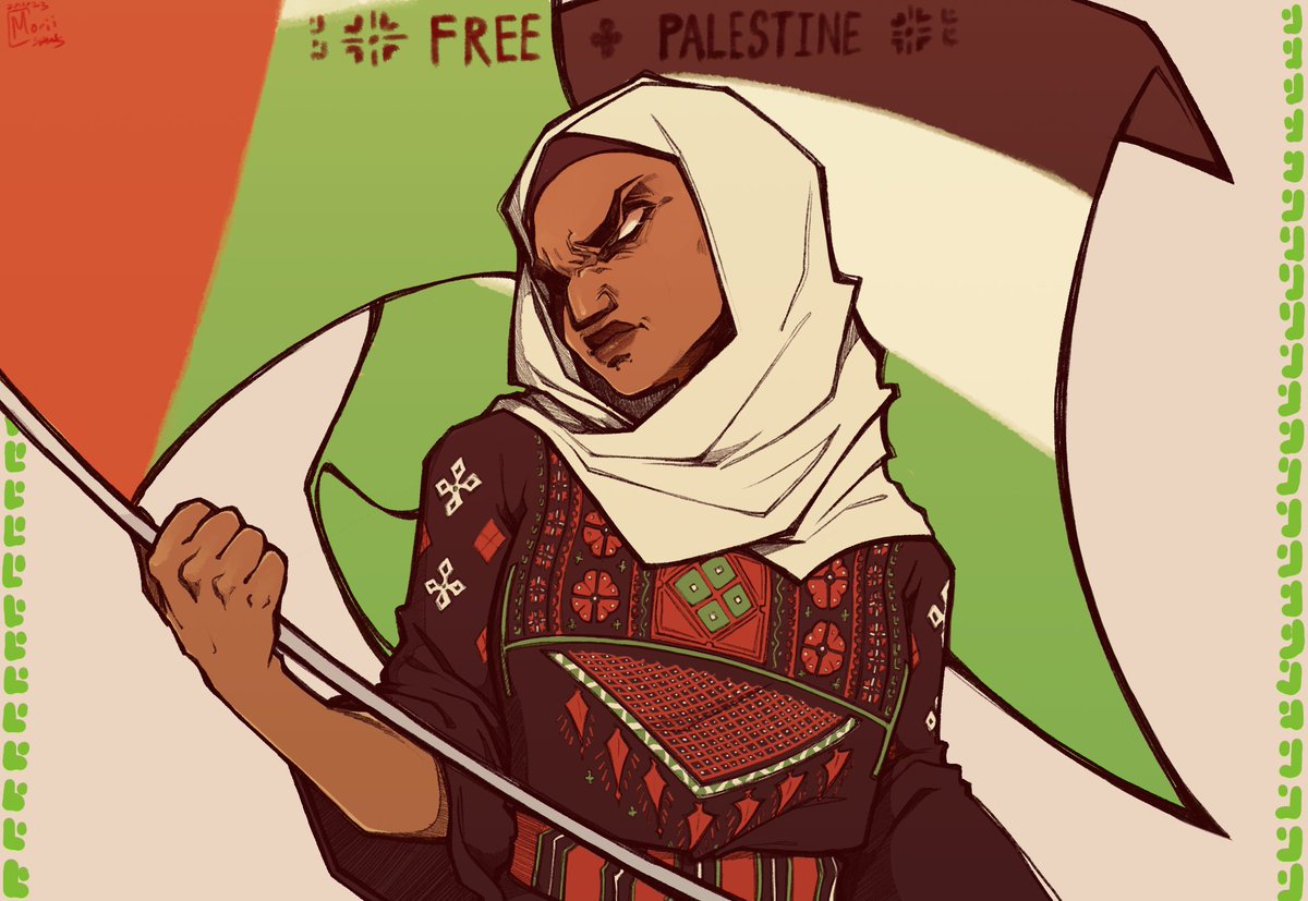 morii_draws's tweet photo. from the river to the sea.

#CeasefireForGaza #supportpalestine #FreePalistine #ceasefireNow #FromtheRivertotheSeaPalestineWillbeFree https://t.co/TuLQE7PXYo