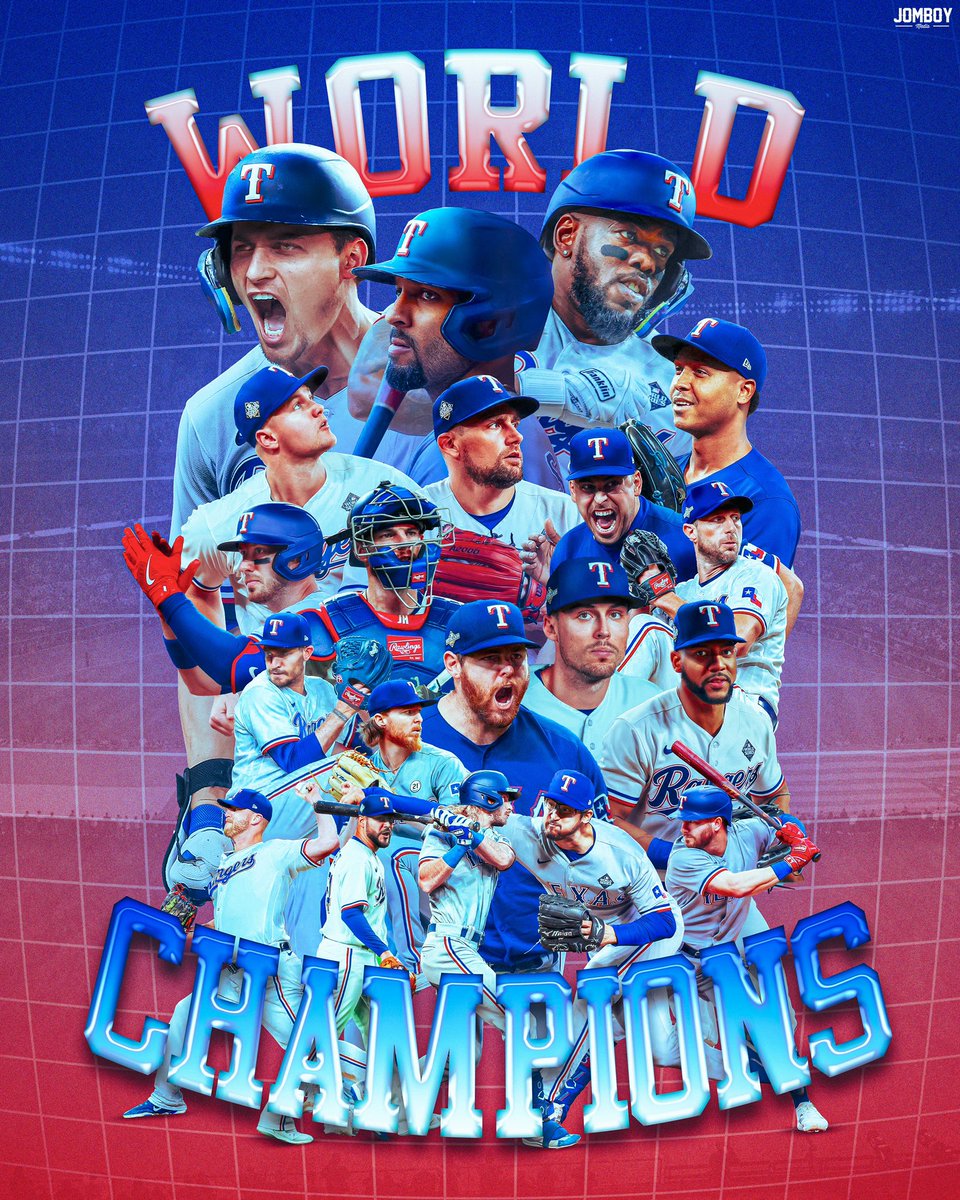 The Texas Rangers are World Series Champions for the first time in franchise history!