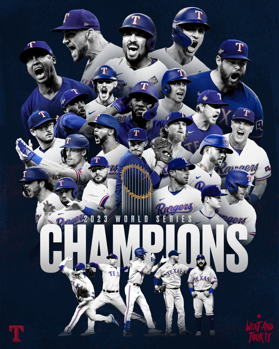 THE TEXAS RANGERS ARE WORLD SERIES CHAMPIONS!