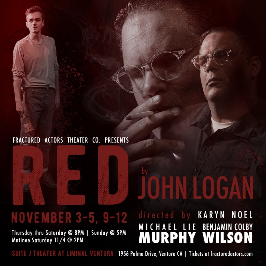 ActorsFractured's tweet photo. Just two days left before opening. Congratulations to the cast and crew of RED. Break a leg! https://t.co/zRtKZKqmaC https://t.co/DZx8ueQios